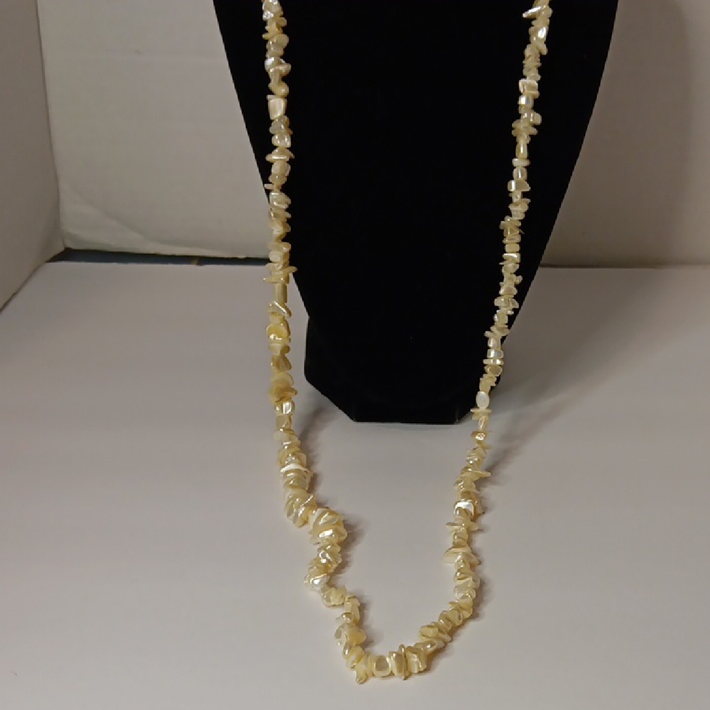 Chic Cream Beaded BOHO  Necklace